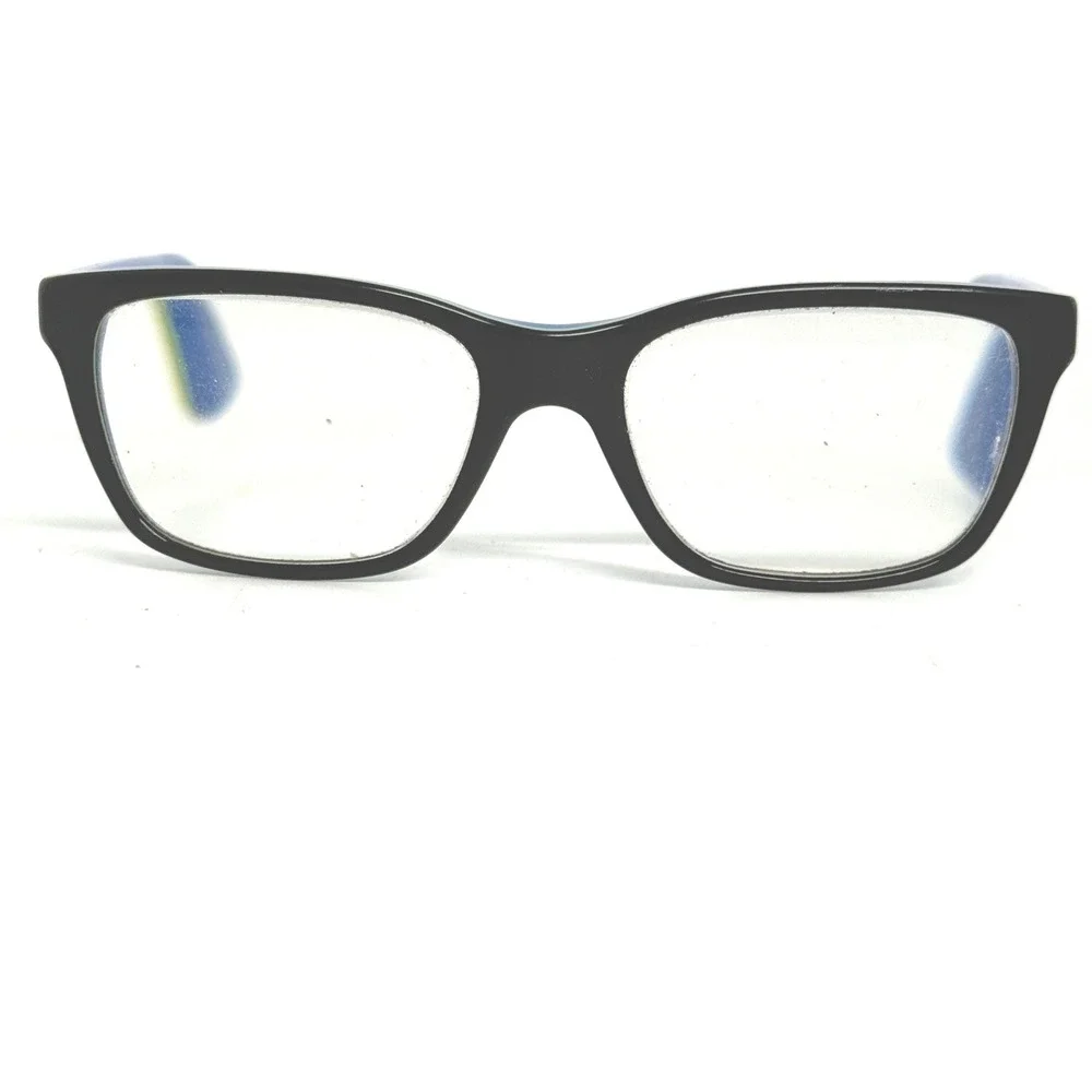Ray‎ Ban Kids Eyeglasses RB 1536 3600 Black Blue Green Rectangular Frames 21045